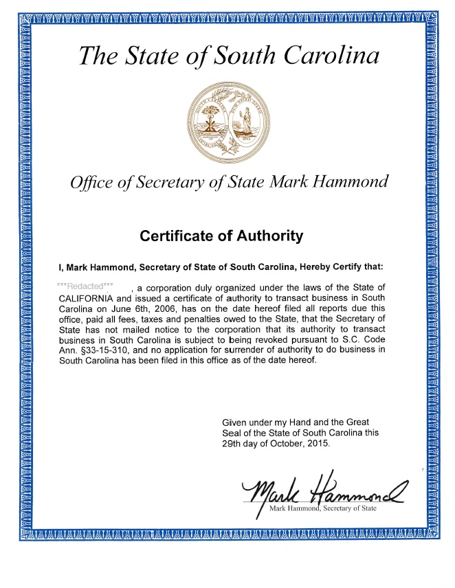 North Carolina certificate of good standing, North Carolina certificate of existence, North Carolina certificate of status, North Carolina 