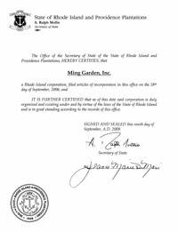 Rhode Island certificate of good standing, Rhode Island certificate of existence, Rhode Island certificate of status, Rhode Island 