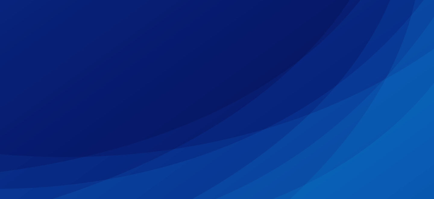 A blue background with abstract waves