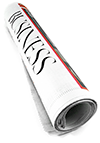A rolled up newspaper.